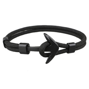 BRACELET ANCRE MARINE (NOIR - ANCRE NOIR)